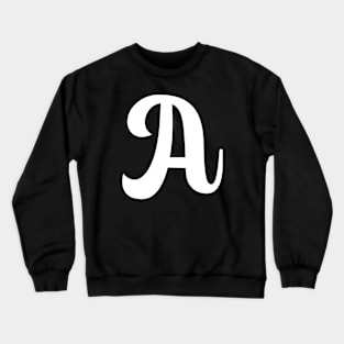 Letter A Crewneck Sweatshirt